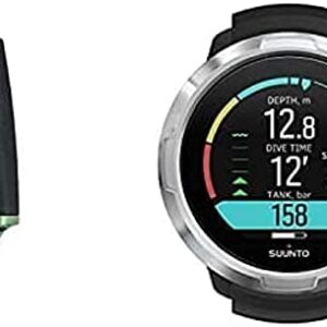 SUUNTO Dive Tauchcomputer-Set mit D5 Tauchcomputer und Tank Pod für sicheres Tauchen und präzise Flaschendruckmessung.