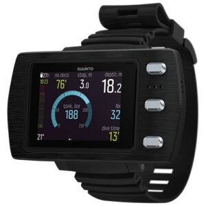 Suunto Dive EON Steel Black Tauchcomputer mit großem Farbdisplay und Edelstahl-Lünette für erfahrene Taucher