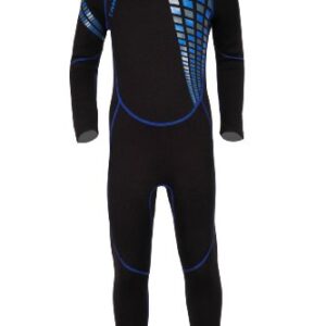 Tamino 2mm Kinder Neoprenanzug für Wassersport in Blau, Größe M (140/146), ideal für Schwimmen und Surfen.