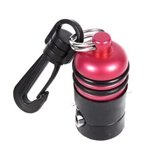 Sirxlevcy Tauchregler-Schlauchhalter in Rot mit magnetischem Halter und Schnappclip für sichere Befestigung von Tauchschläuchen
