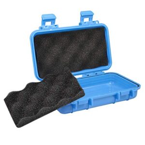 YHG wasserdichte Aufbewahrungsbox aus Kunststoff in Blau, ideal für Outdoor-Aktivitäten wie Camping, Bootfahren und Angeln.