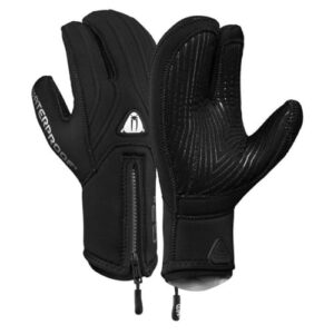 Waterproof G2 3 Finger 7 mm Tauchhandschuhe aus Neopren in Größe XL für kaltes Wasser, optimaler Kälteschutz für Taucher.