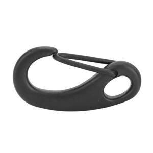 Zetiling D Form Karabiner aus Edelstahl, rustikal und leicht, für Tauchen und Wassersport geeignet.