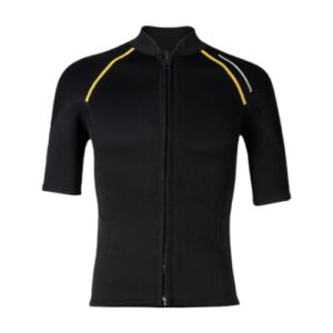 Männer Neoprenanzug für Badeaktivitäten, warmhältende Jacke, Kurzarm Schwimmanzug 1,5 mm Neopren für Tauchen, Surfen und Kajakfahren