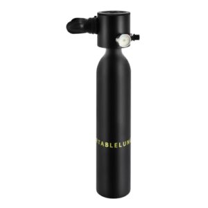 NadineDutol 0,5L Tauchflasche Sauerstoffflasche mit 3000psi und Mini-Taucherflasche für sichereren und bequemen Unterwasseratmen, tragbare Tauchausrüstung für Tauchen bis 10 Minuten