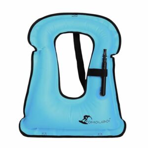 Aufblasbare Schnorchelweste für Kinder, 1er-Pack, sichere Schwimmjacke zum Schnorcheln und Wassersport