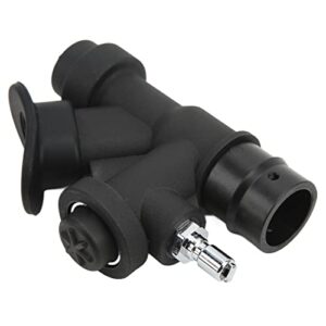 Bcd Power Inflator aus Nylon und Kupfer für Scuba Diving, Universal 45 Grad Oral Power Inflator mit K-förmigem Ventil und Überdruckventil für Standard 1 Zoll Schlauch