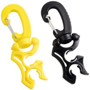 Tauchschlauchhalter mit Karabinerhaken, leicht und einfach zu bedienen, ideal für Taucher