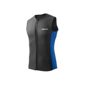 Unisex Neoprenanzug Oberteil für Herren und Damen, neuer Neopren Tauchen Shorts mit wärmeisolierender Füllung, praktischer Frontreißverschluss, ideal für Wassersport und Outdoor-Aktivitäten