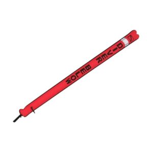 Aufblasbare Signalboje für Tauchen und Outdoor-Sportarten, rot