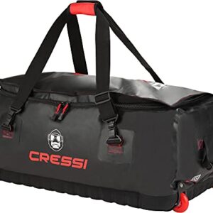 Reisetasche für Taucher und Sportler, großes Rad, wasserdichte Seitentasche, widerstandsfähiges Material
