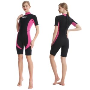 Taucheranzug für Herren und Damen, 3MM Shorty/Full Wetsuit Neoprenanzug für Tauchen, Surfen, Schnorcheln und Kajakfahren