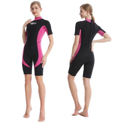 Taucheranzug für Herren und Damen, 3MM Shorty/Full Wetsuit Neoprenanzug für Tauchen, Surfen, Schnorcheln und Kajakfahren
