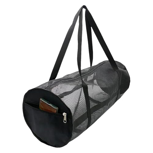 Extra große Netztasche, Tauchtasche aus Netzstoff, Faltbare übergroße Strandtasche mit verstellbarem Schultergurt, Netz-Reisetasche für Tauch und Schnorchelausrüstung. Qualitätshochwertiges Material, großzügiger Stauraum, atmungsaktive Trocknung, komfortabler Transport.