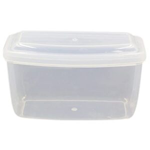 Tauchmaske in transparentem Plastik, Aufbewahrungsbox für Tauchsachen, Koffer mit dichtem Deckel und quadratischer Form