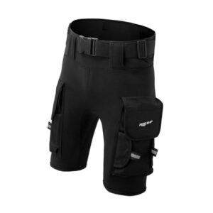 Tauchshorts für Männer mit verstellbarem Gürtel, Neoprenanzug Shorts für Tauchen, Schnorcheln, Kanufahren und Schwimmen