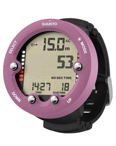 SUUNTO Unisex - Erwachsene Zoop Novo Swimcomputer, wild Berry, Einheitsgröße - High-End Schwimmuhren für Trainingszwecke