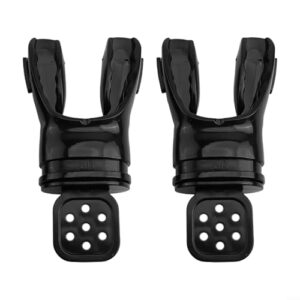 Atemregler-Mundstück 2er Set, passgenaues Silikon-Design für tauchtechnische und professionelle Taucher (schwarz)