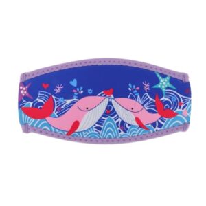 Neopren Maskenband für Tauchmasken, Violett, Schutz vor Gummiband, leicht und wiederverwendbar