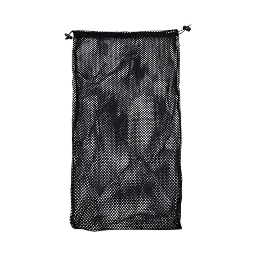 Komfortable Tragetasche für Tauchflossen zum Schnorcheln und Freitauchen, Nylon-Netz-Aufbewahrung mit Kordelzug für Strand und Pool