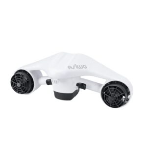 Tauchscooter Unterwasser-Scooter mit Action-Kamera-Halterung, Seascooter mit Doppelmotor für Tauchen Schwimmen Schnorcheln Abenteuer und Fischen jagen