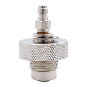 Hochwertiger Adapter für Tauchen und Luftwerkzeuge, 300 Bar druckfest, AußEn-/Innengewinde, rostfreier Stahl