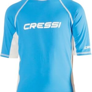 Kinderschwimmweste Cressi Rash Guard blau, UV-Schutz für Wassersportler, atmungsaktives Material