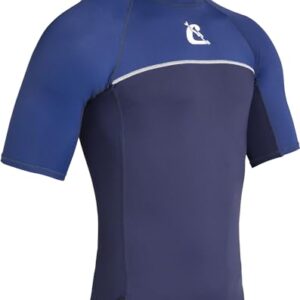 Schützender Rashguard für SUP und Wassersport, ideal für Surfer, Schnorchler und SUP-Fahrer, mit bestem Schutz vor UV-Strahlen (UPF 50Plus), Quallenstichen, Wind und Hautreizungen durch Ausrüstungsreibung