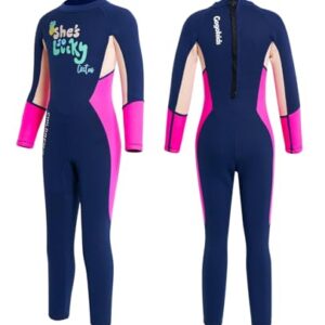 Gogokids Kinder Neoprenanzug 2,5mm, Neoprene Badeanzüge mit UV 50+ Schutz für Mädchen und Jungen zum Schwimmen, Surfen und Tauchen