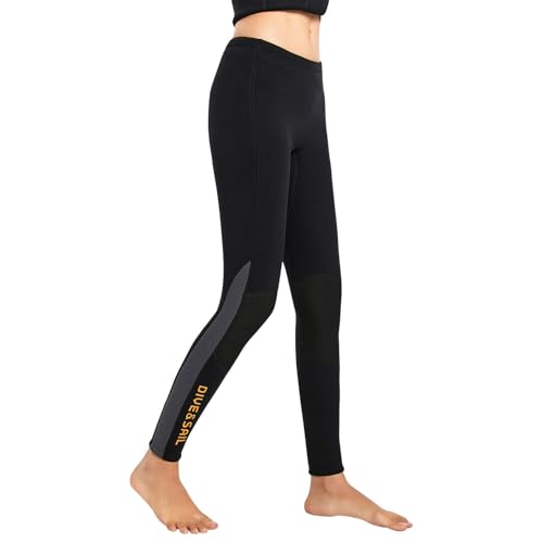 Neoprenhose für Damen, Tauchhose, Neoprenanzug, Hosen halten warm bei Tauchen, Surfen und Schwimmen