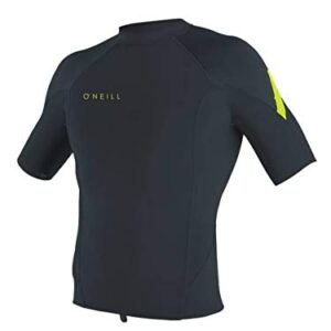 O'Neill Reaktor II 1MM Neoprene Wetsuit Short Sleeve Top Slate - UV-Schutz und SPF-Eigenschaften für Surfer und Schwimmer