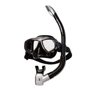 Atemregler-System für Taucher, Scubapro Zoom Combo BLK-SLV, Kaltwasser, Unisex, Erwachsene, Schwarz/Silber, Einheitsgröße