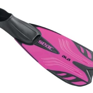 Flossen mit geschlossenem Fußteil zum Schnorcheln und Schwimmen in Rosa Farbe, ideal für Erwachsene und Kinder