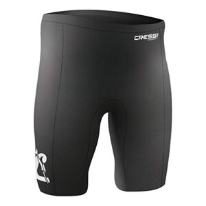 CRESSI Armor Rash Guard Shorts Man Black XL/5 - Männer Rash Guard Shorts für SUP und Wassersport, Schwarz, XL/5. Wasserfreundliche und bequeme Shorts mit UV-Schutz und schneller Trocknung. Ideal für Surfen, Paddeln und andere Wassersportarten.