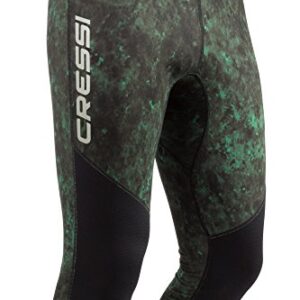 Cressi Hunter Rash Guard Pants für Wassersport, Camo Grün, XXXL/7 - Komfortable und wetterbeständige Hose für Wasseraktivitäten
