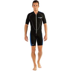 Cressi Lido Man 2 mm Neoprenanzug, High Stretch, Herren, Schwarz-Blau, 2XL