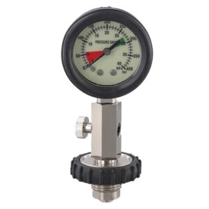 Tauchzylinder-Tank-Manometer, Scuba Diving Air Tank Druckprüfung G5/8 Gewinde für Tauchzylinder Tauchtank