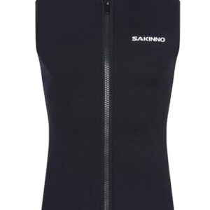 Herren Neoprenanzug mit Reißverschluss von Monduelle. Der perfekte Begleiter für Ihre Wassersportaktivitäten: tauchen, surfen, schwimmen und schnorcheln. Schwarze Neopren Jacke Weste mit 3mm Neoprene für Wärmeisolierung und Haltbarkeit.