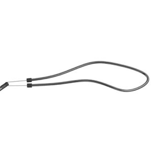 SEAC Rundes Gummiband für Unterwasserfischen, 9mm Durchmesser und 900mm Länge, schwarz