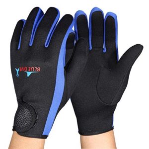 Tauchen Neopren Schnorchel für Wassersportler, 1,5 mm dicke Schutzschicht, verstellbarer Klettverschluss und elastisches Handgelenk, ideal für Tauchen, Winterschwimmen und andere Wassersportarten