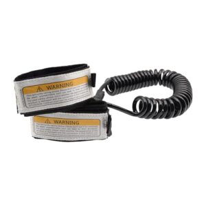 TPU Tauch-Sicherheitsleine mit Federband, Anti-Lost Handgelenkband für Schnorcheln und Unterwassersport, verstellbar und Knotenschutz, belastbar bis >80N/mm, Komfort für Erwachsene und Kinder