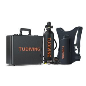 Kleine Sauerstoffflasche für Tauchen, Mini-Taucherflasche 2L mit 30 bis 45 Minuten Tauchtzeit, professionelle Tauchausrüstung