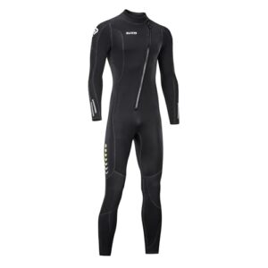 Ultra-Stretch-Neoprenanzug für Männer und Frauen, 3 mm dick, Ganzkörper-Tauchanzug mit Frontreißverschluss, ideal für Schnorcheln, Tauchen, Schwimmen und Surfen.