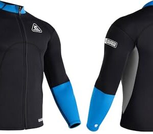 Neoprene-Jacke für verschiedene Wassersportarten, Cressi Guardian Man Neoprene Jacket, 2 mm Neopren, Schwimmen, Schnorcheln, Stand Up Paddling, Surfen, Kajakfahren und Wassersport