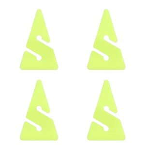 Fluoreszierender Tauchmarkierer für unterwasserorientierung, Gelbfarbe, abs-Material, kompakte Struktur, geringes Gewicht, korrosionsbestandig, Pfeilmarkierer für Höhlen und Wracktauchen