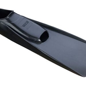 Schwimmbahn-Flossen aus Silikon, unisex für Erwachsene, schwarz, Größe 40/41