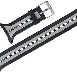 Cressi Armband für Tauchen Computer Strap Leonardo, Schwarz/Grün - Zubehör für Cressi Tauchcomputer