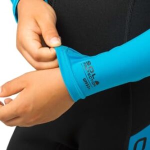 Cressi Shorty Neoprenanzug für Kinder, UV-Schutz 50+, hohe Elastizität, schwarzer und blauer Schwimmanzug für Mädchen und Jungen