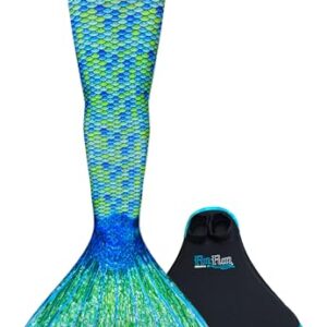 Fin Fun Meerjungfrauenflosse für Schwimmen und Tauchen, mit verstärkten Flossenspitzen und einem einzigartigen Design