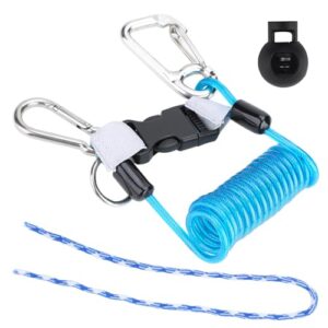 Sicherheit und Komfort bei Tauchexpeditionen - Anti-verloren Feder Spule Lanyard Spiralkabel Tauchen Kamera für Unterwasserkamera, Schnorcheln, Boot, Angeln, Outdoor